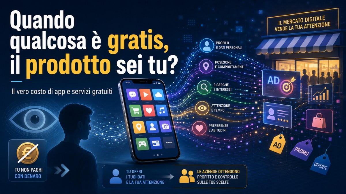 Quando qualcosa è gratis, il prodotto sei tu?